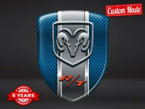 Dodge Harz Embleme Premium Design Domes Aufkleber Pro